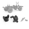 Front Rear Steering Cup C Hub Bracket Axle Lock Set Fit for AXIAL SCX10 II Axle 90046 90047 AR44 RC CarBlack