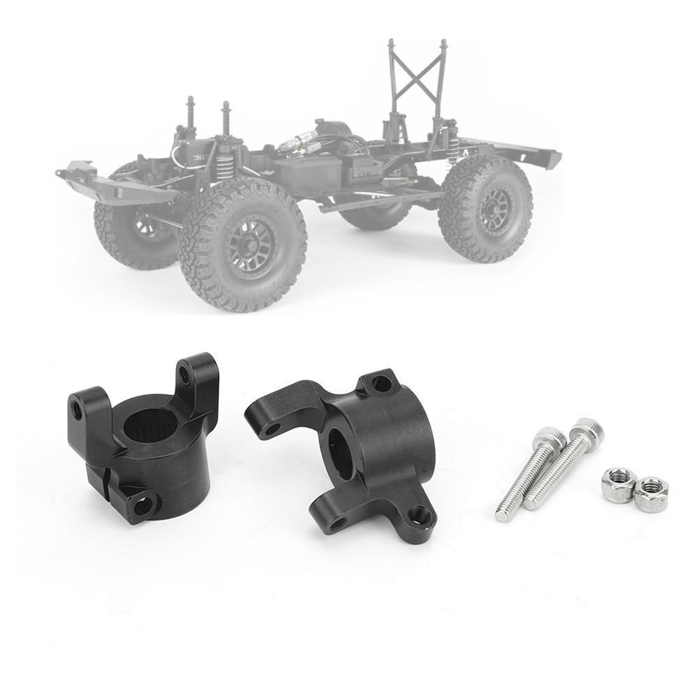 Front Rear Steering Cup C Hub Bracket Axle Lock Set Fit for AXIAL SCX10 II Axle 90046 90047 AR44 RC CarBlack