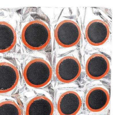 48 Stück Gummi-Flickzeug Fahrradreifen Schlauchreparatur Fahrradflicken-Set ohne Kleber Fahrradschlauch-Pannenreparaturwerkzeuge