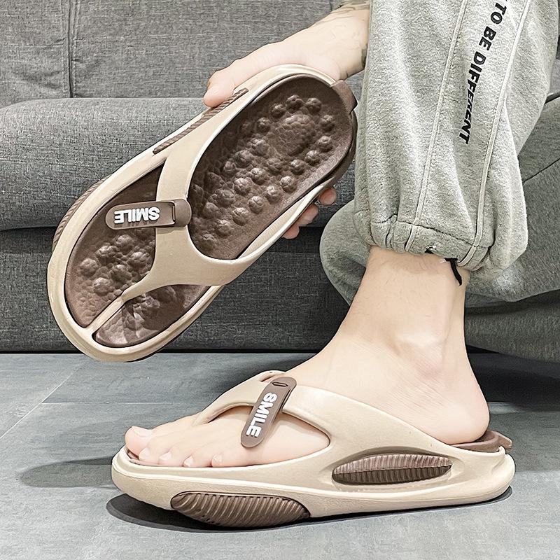 

Модный тренд универсальные персонализированные мужские тапочки лето новые больших размеров мужские домашние банные нескользящие шлепанцы сандалии 38