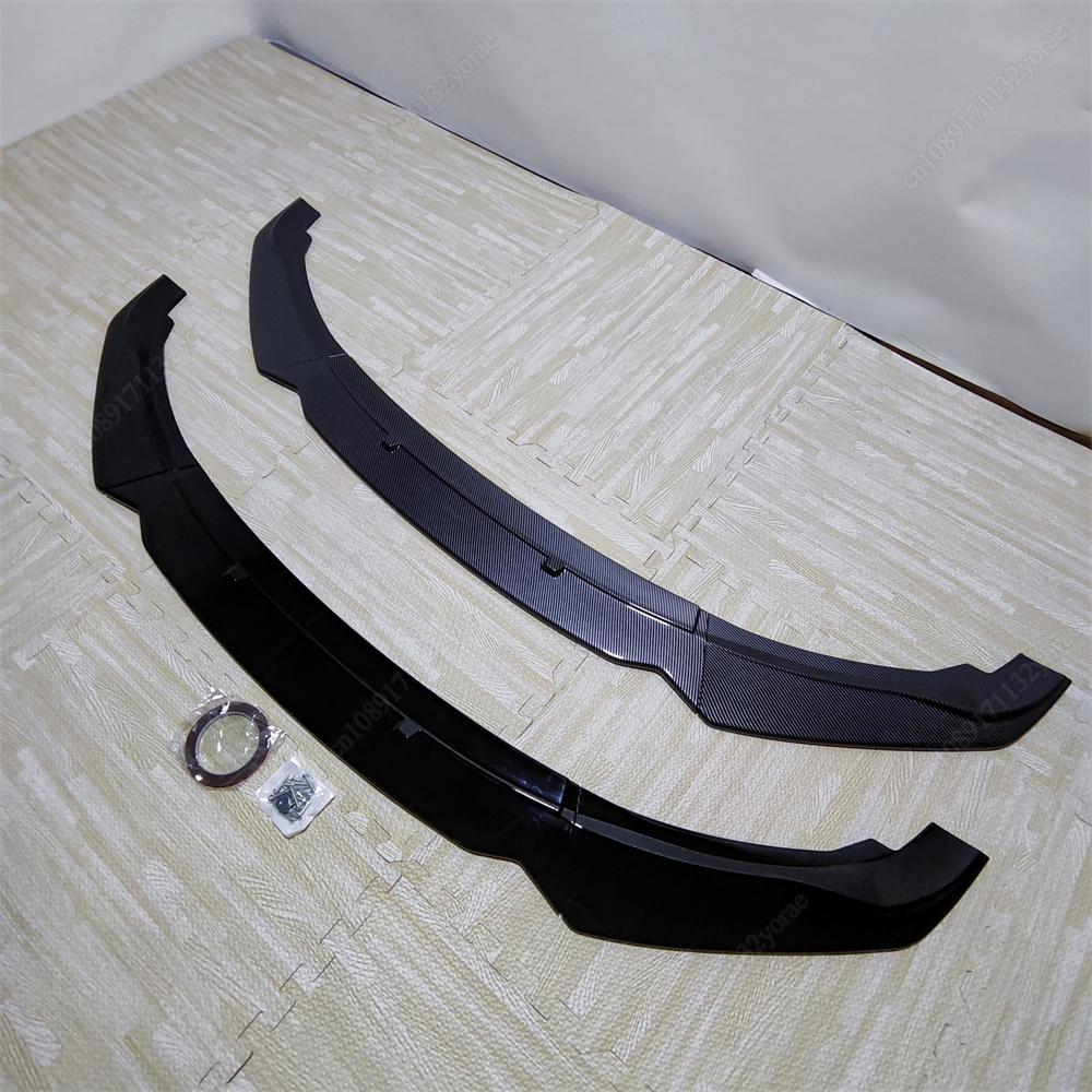 3Pcs For BMW 1 Series F20 F21 116i 118i 120i 2011-2019 Car Front Bumper Lip Spoiler Splitter Diffuser Accessories Body Kit Cover