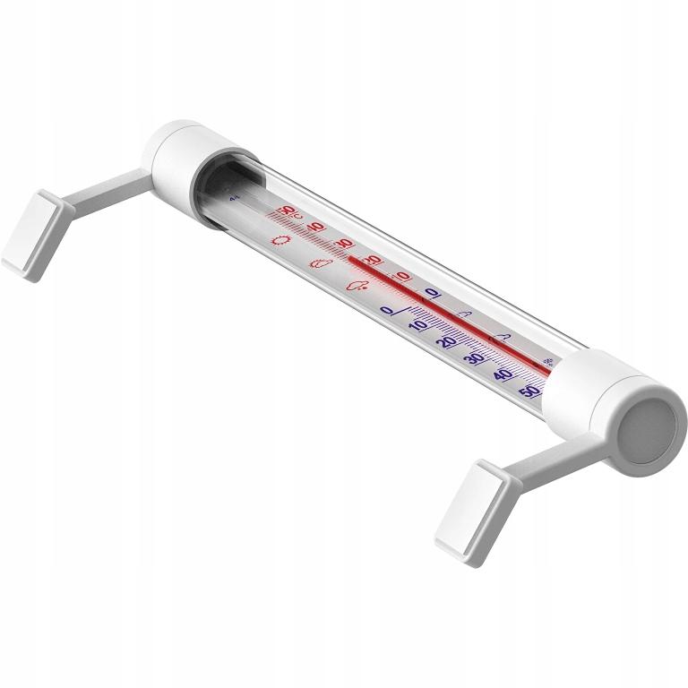 Self-adhesive outdoor thermometer, white, 22 cm