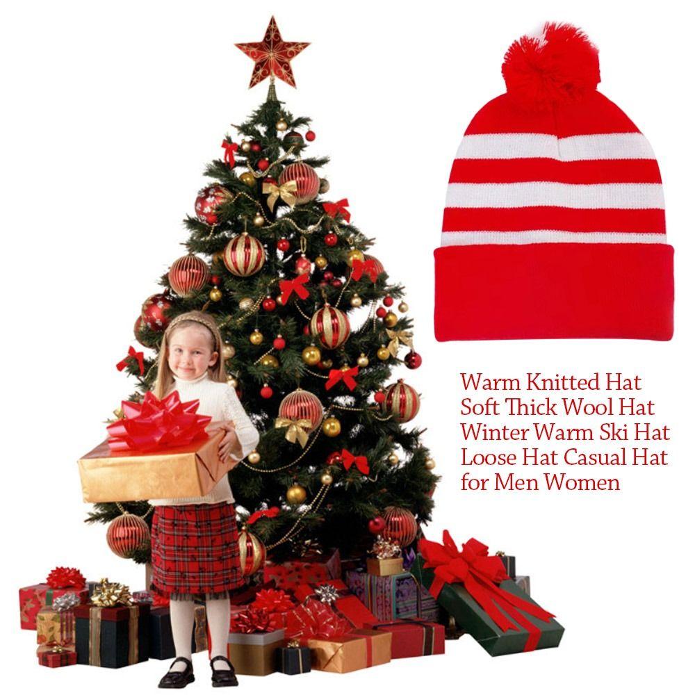 

Winter Warm Knitted Cap Thick Ski Hats Fashion Leisure Cap for Men Women 1