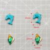 Colorful Seashell & Dolphin Stainless Steel Pendants - 2 Styles, Creative Animal Ornaments