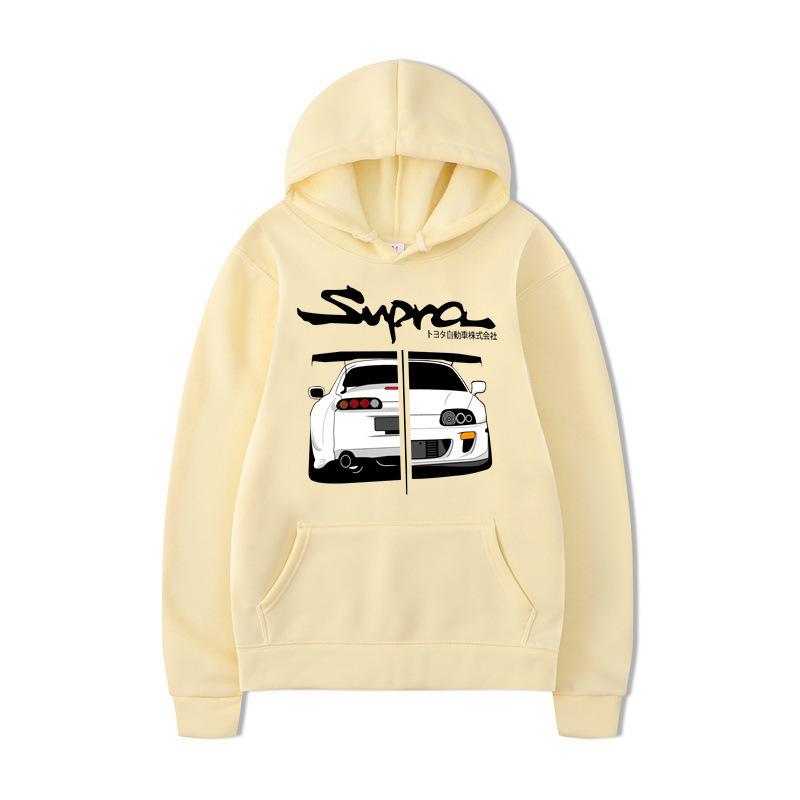 New Men's Daily Sweater, Header D Racing Autumn Sweater with Hat