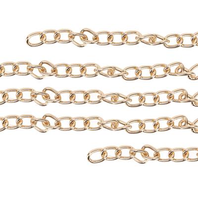 10m Curb Chain Personalized Elegant Rustproof DIY Twisted Links Chain for Bracelet Necklace Jewelry Making