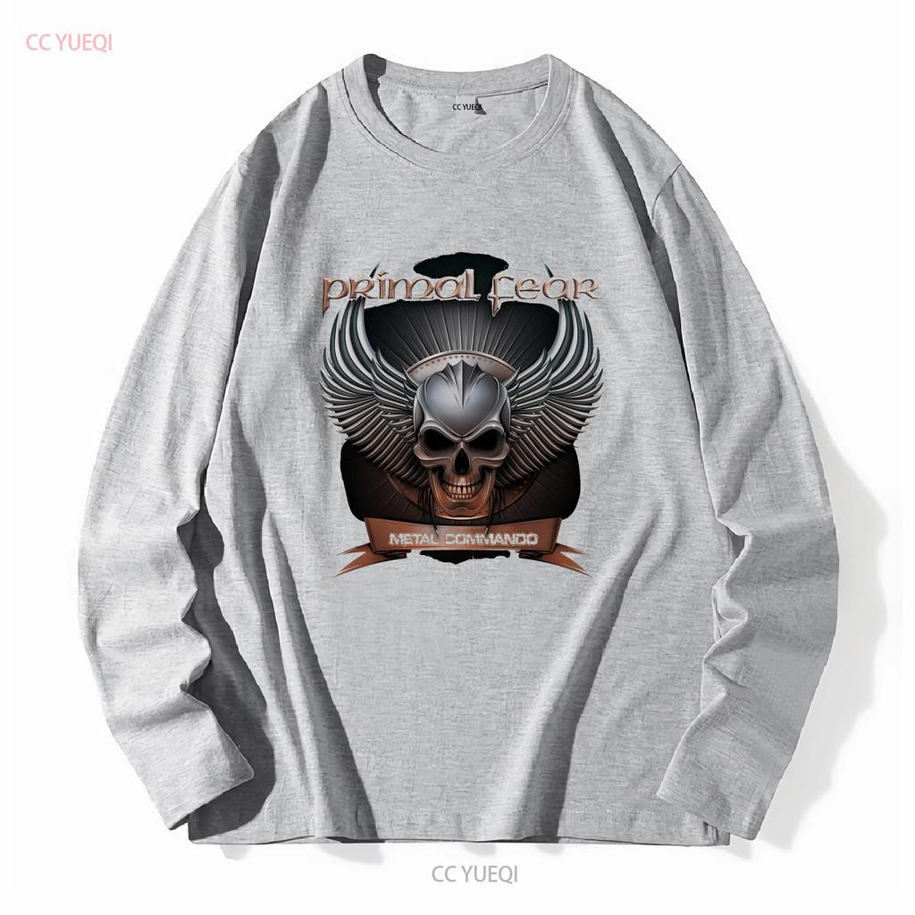 Primal Fear Metal Commando Schweres Band T-Shirt vintage gewaschen Leicht atmungsaktiv Mann Lässig Dehnbar Unisex Bequem
