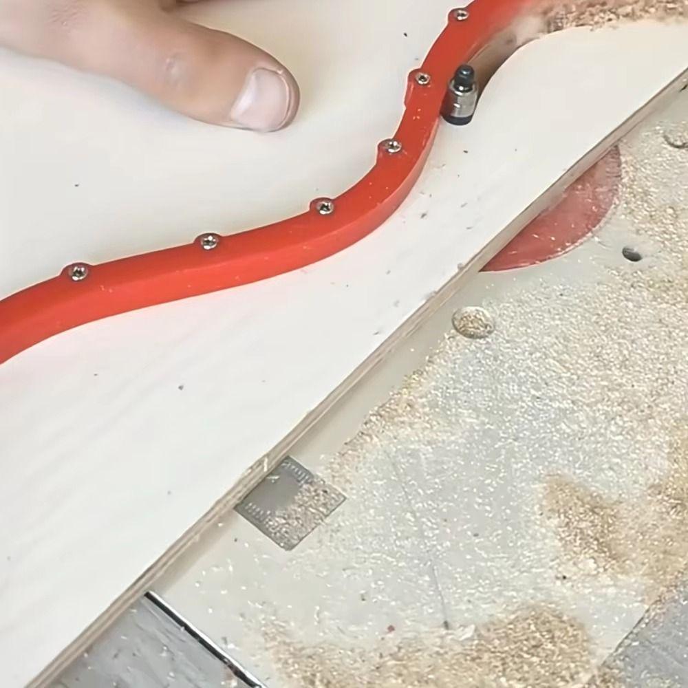 Adjustable Shape Contour Flexible Curve Template  Plasterboard Molding Fixer
