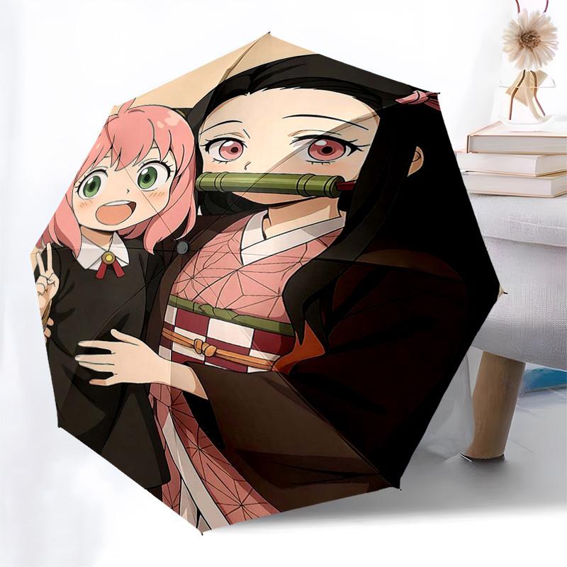 

1pc Anime Characters Umbrella - Automatic Opening with Portable Folding Design, 8-Bone Iron Frame Outdoor Umbrella for Anime Fans, Travelers, Daily Us