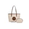 New Disney Mickey Series PU Tote Women's Bag, Shopping Bag, Handbag, Shoulder Bag Medium Size Women's Brown BMK-71127K