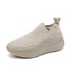 Men's & Women's Casual Running Sneakers Breathable Mesh Slip-on Design Thick Platform Sole Ultra-Lightweight for Gym & Jogging 36-45