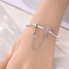 100%Stering Copper Blossoming Safety Chains Clasp Clip Charms Bead Fit Original Bracelet Diy For Women Jewelry