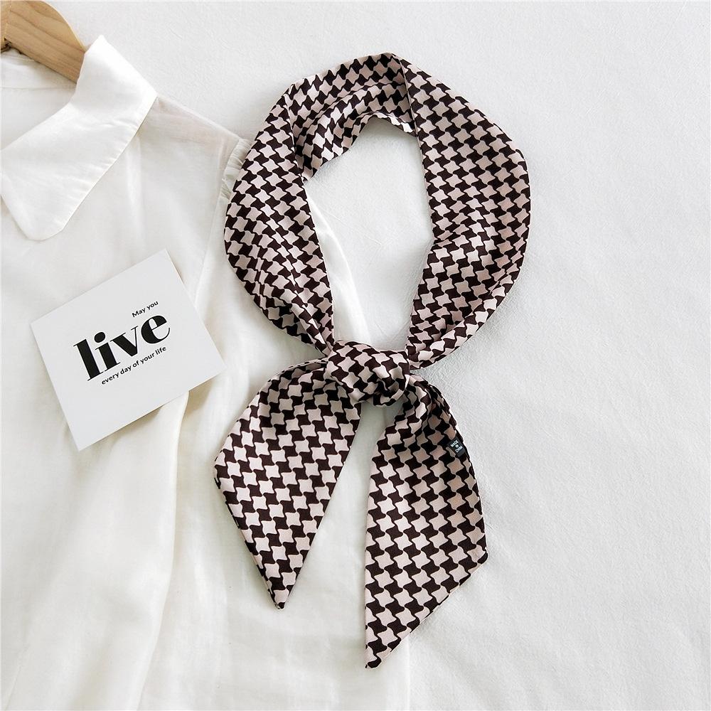 New Scarves Silk Scarves Women'S Spring And Autumn Season Long Decorative Professional Scarves Summer Thin Styles Paired With Shirts Stylish
