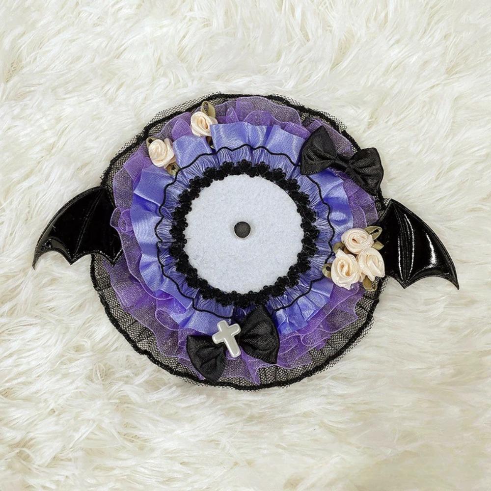 Rose Magnetic Anime Badge Holder Bow Ornate Ribbon Badge Flower  55-75mm Badge Display Style 20