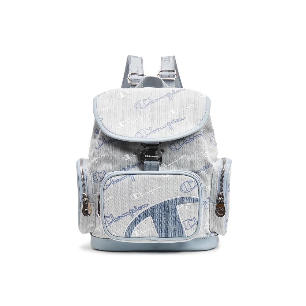 Champion Mini Bag Versatile Trendy Comfortable Fashion Sports Simple Color Block Fabric Synthetic Leather Backpack Women backpack U5BACPU12 Dark Blue Denim 5590₽