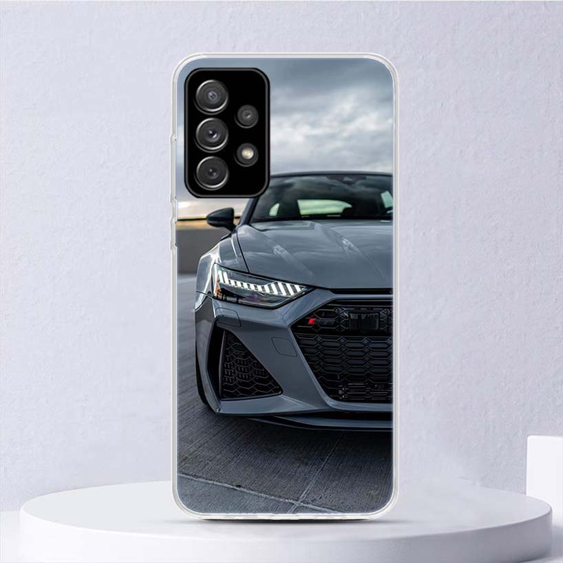 Super Car For A-Audis R-S Sport Soft Case For Samsung Galaxy A16 A26 A36 A56 A15 A14 A13 A55 A54 A53 Phone Cover A25 A35 A24 A34