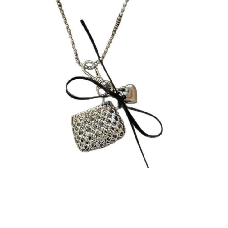 Элегантное Маленькое Сумочка Кулон Ожерелье Маленькая Сумочка Ожерелье Вечернее Ожерелье Современное Цепочка Ожерелье Подходит для Различных Случаев