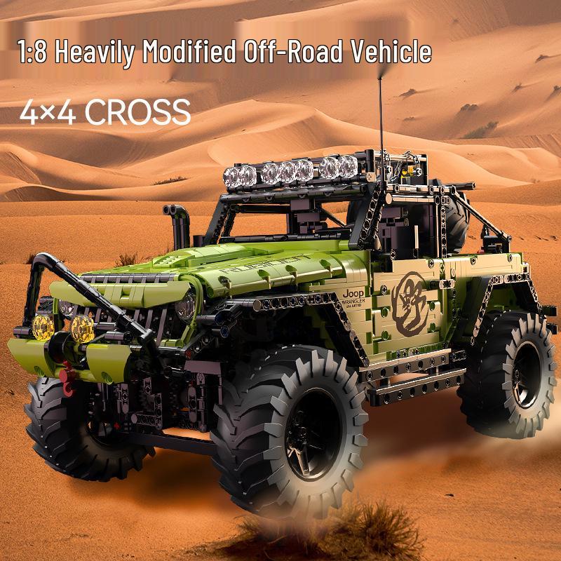 

Remote Control Off-Road Vehicle Building Kit - Technic Series 4x4 Toy