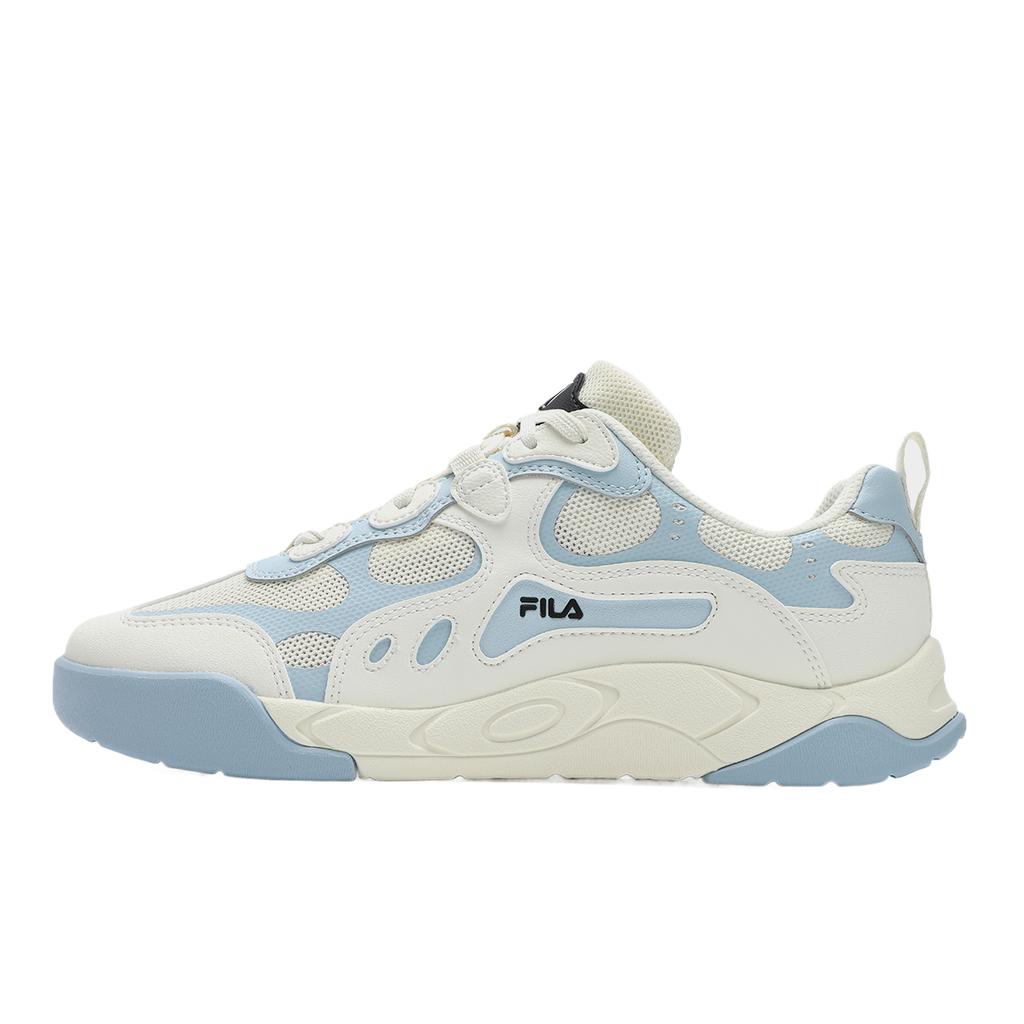 New FILA STAR RHYTHM STAR Rhythm Shoes Low Top Skateboard Shoes Women's White Blue F12W522214FWA