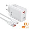 USB 120W Charger Quick Charge 3.0 EU/US Plug Phone Charger Adapter Type C Wire for IPhone Samsung Xiaomi Huawei Fast Charger