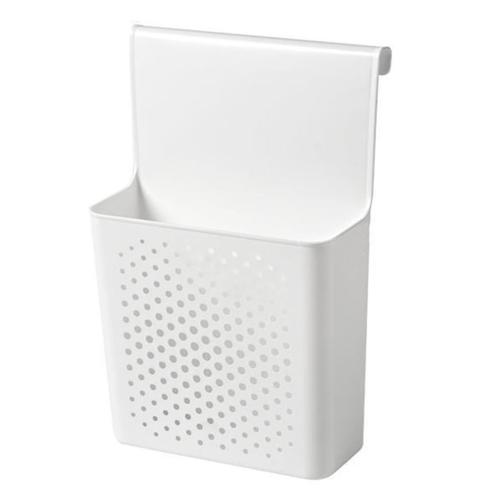 Organizador de Porta de Armário de Cozinha Plástico Sem Furos Prateleira Suspensa para Porta de Armário para Especiarias