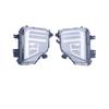 Daytime Running Lights for Mitsubishi Triton/L200 (17, 18, 19, 21 Models) - F-Shaped, Dual Color.