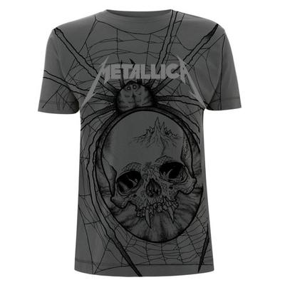 Metallica Unisex-Erwachsene Spinnen-T-Shirt