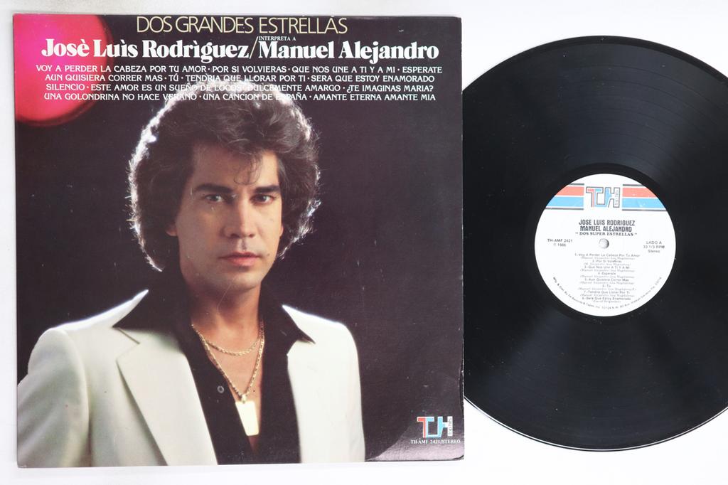 LP Record DOS GRANDES ESTRELLAS, MANUEL ALEJA - Jose Luis Rodriguez THAMF2421 TOP HITS Unknown Latin Used