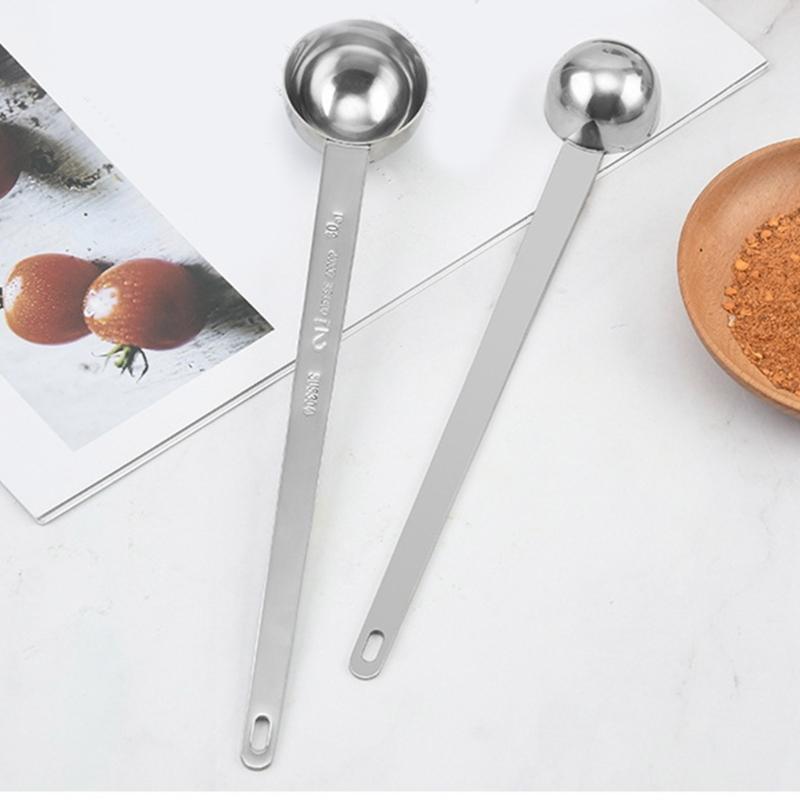 304Stainless Steel Long Handle Coffee Spoon Coffee Measuring Spoon Measuring Tool for Accurate and Convenient Use