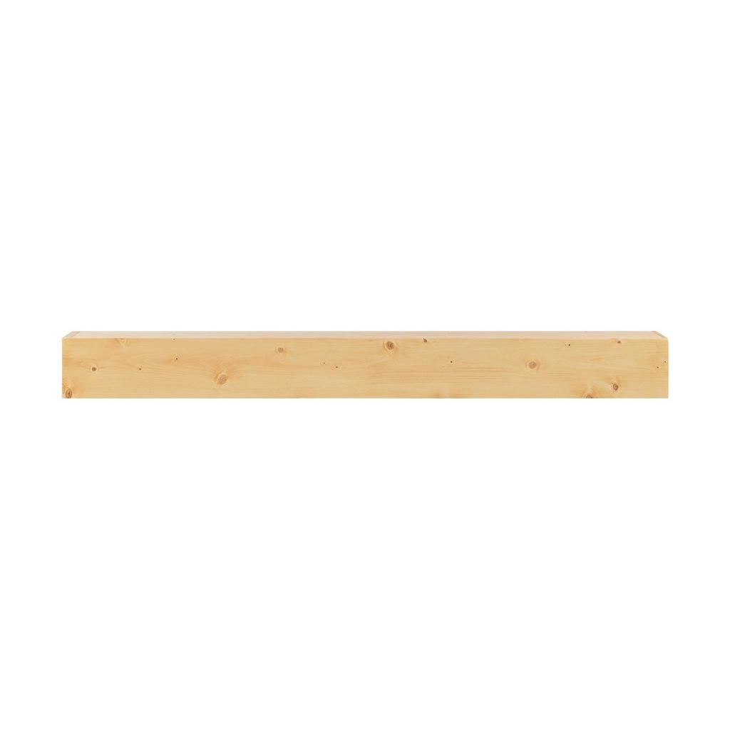 Fireplace Mantel Wood Shelf Floating Rustic Fireplace Mantel 60" Natural