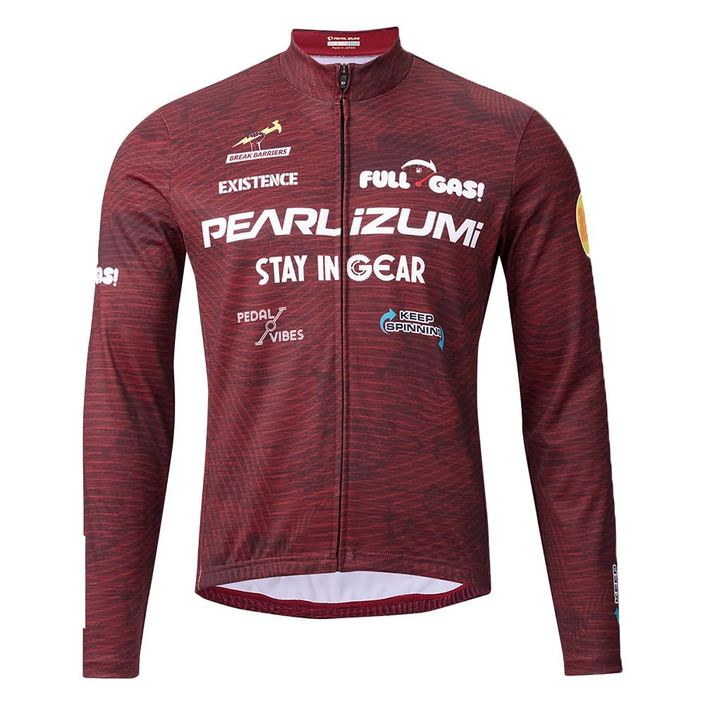 PEARL IZUMI Велосипедная одежда 3455-BL Велосипедная майка с принтом, Цвет: 12 Жемчужно-бордовый, Размер: XL
