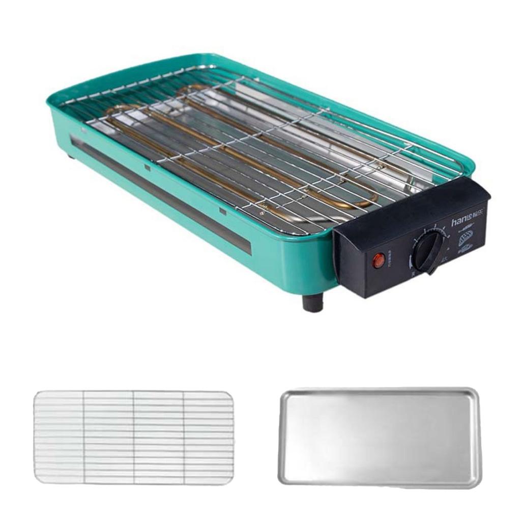Small Dining Table Barbecue Grill With Six Level Temperature Control Easy To Clean Electric Grill
