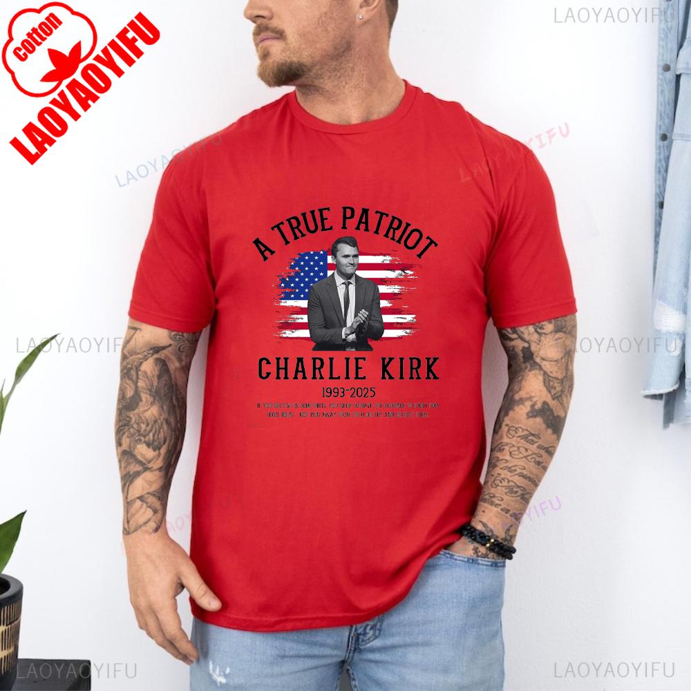 Justice for Charlie Kirk Shirt Rest in Peace Charlie Kirk 19932025 Graphic T Shirts Thank You for Your Memories Woman Man Tops
