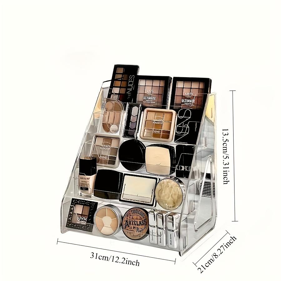 Clear Acrylic Multilayer Perfume Organizer | Compact Countertop Display for Dresser, No Power Required, 27 Inches Height, 3.2 Cubic Feet Capacity