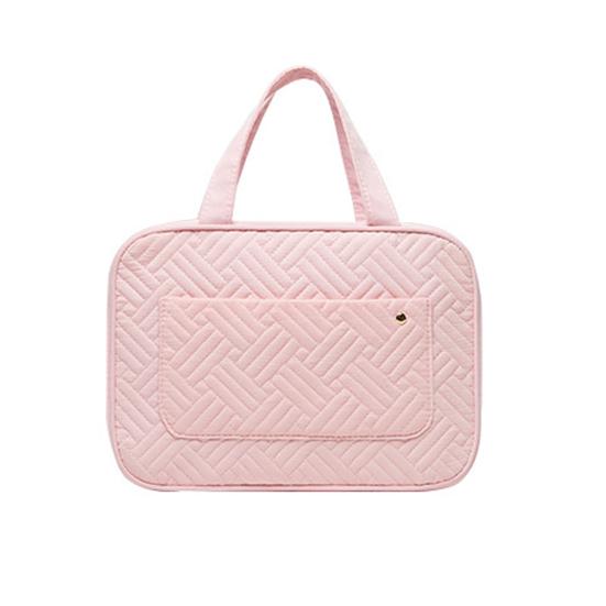 

Практичный чехол для туалетных принадлежностей, водонепроницаемый магазин косметики розовый