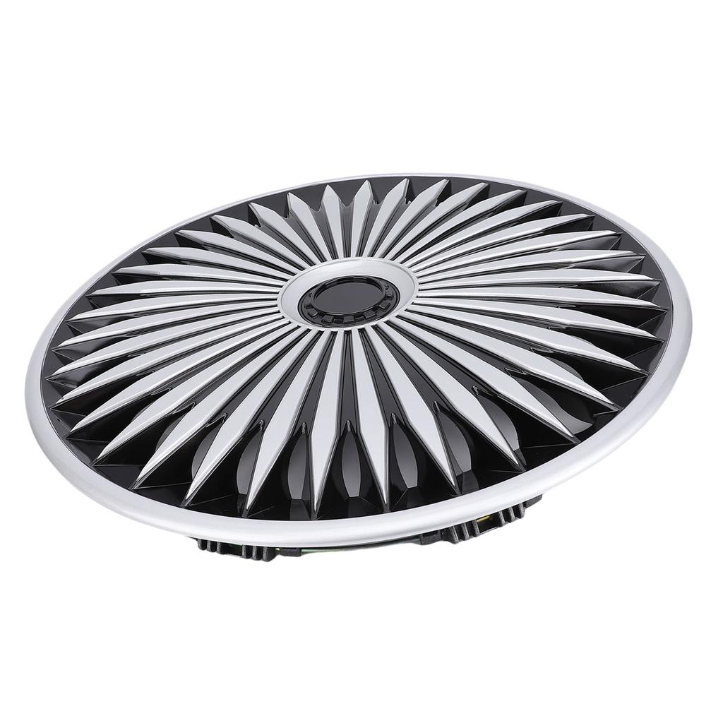 4 Pcs 17in Hubcaps Stylish Look Wear Proof ABS Universal Fit Snap On R17 Wheel Rim Cover for Most
