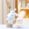 Cute Rabbit Bear Plush Doll With Hat And Cape Design For Bags And Key Holders