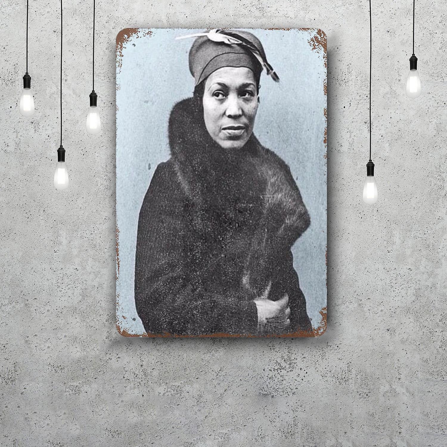 

zora neale hurston Funny Bar Metal Sign Retro Plaque Sign Alcohol Drinker Pub Club Man Cave Kitchen Wall Decoration 20x30cm（7.8x11.8inch）