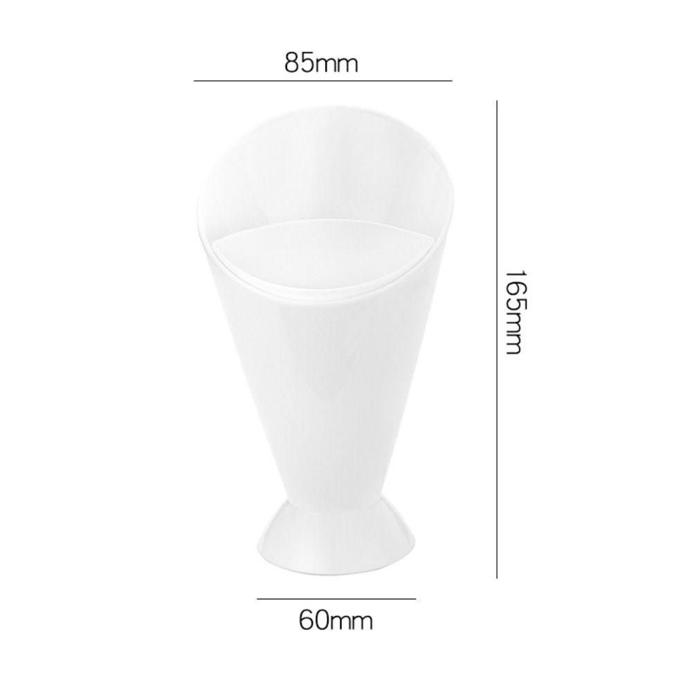 Slanted Snack Cup Plastic Dessert Plate Durable Vegetable Salad Cup Home