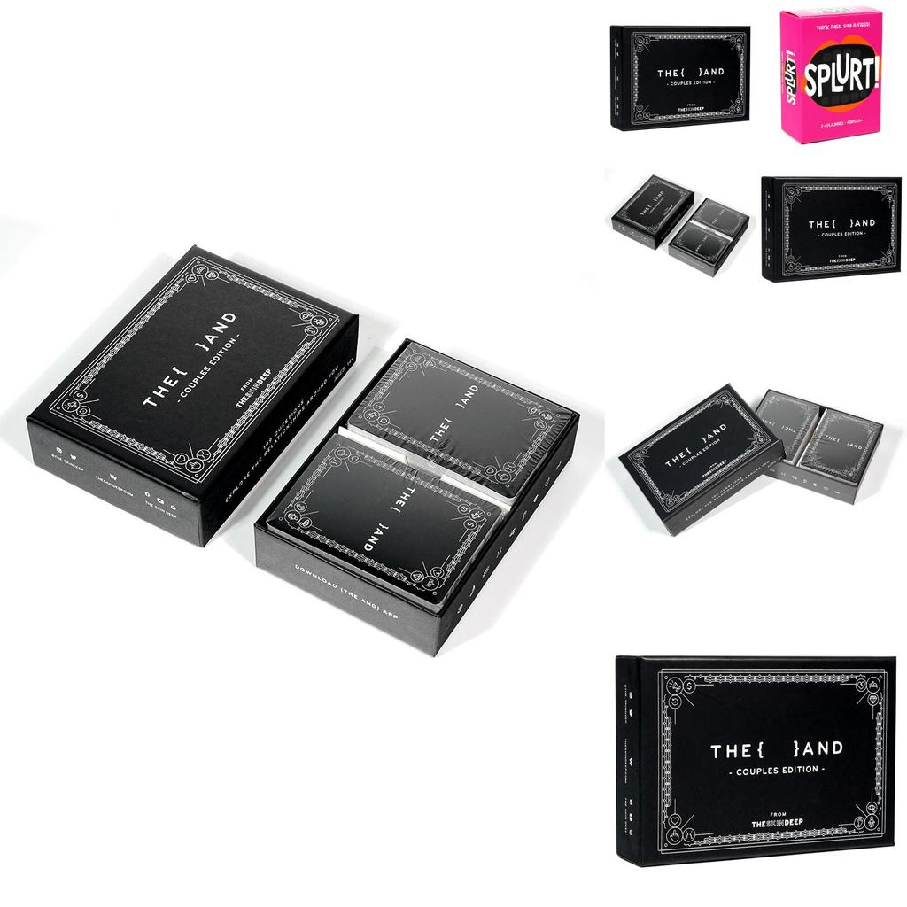The And Couples Card Game With Copper Paper For Family And Social Interaction