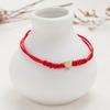 Love Heart Lucky 6 Knots Couple Bracelet Handmade Red Black Rope Friendship Braided Adjustable Bangle For Women Men Jewelry Gift