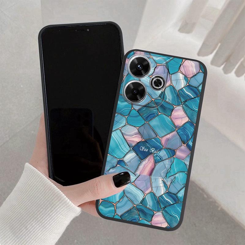 Mramorové měkké silikonové pouzdro pro Samsung A55 M35 S24 Redmi Note 13 Pro 13C 14 Xiaomi Poco C65 iPhone 15 Huawei Honor 200 Realme 9 Camera Shockproof Cover