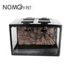 Reptiles Breeding Box Foldable Lizards Scorpion Habitat Terrariums Transparent Glass Leak-proof Cage Reptile Accessories Spiders