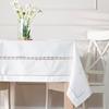 Selvia Tablecloth From Fabric White With Lace 140X240 Cm