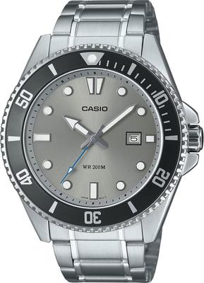 CASIO Standard Analog Sports 20 ATM wasserdichte Uhr MDV-107D-8AV Herren graues Zifferblatt Metallband Überseemodell [Parallelimport]