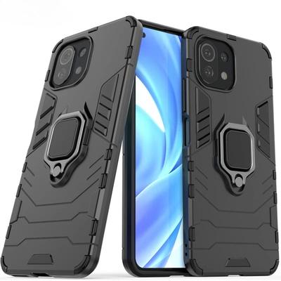 For Xiaomi 11 Lite 5G NE Case Armor Magnetic Suction Stand Full Cover Redmi Note 11S 11 Global Case Cover For Mi 11 Lite 5G NE