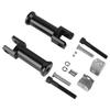 Baohatsu Harley Footpeg Support Kit Black Aluminum Compatible with 2018-2020