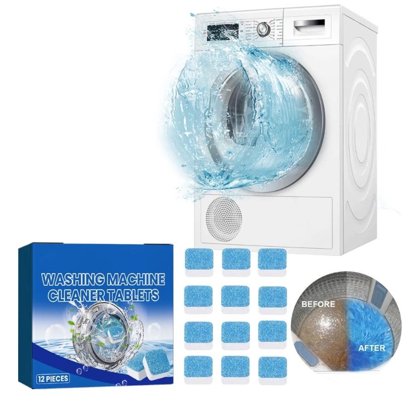 Washings Machine Cleanings Tablets Effective Laundry Machine Cleaner Descaling Agent Removes Stains Ensures Cleanliness