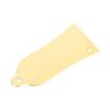 3 Holes Metal Truss Rod Cover with Screws Guitar Bass Replacement(Gold)