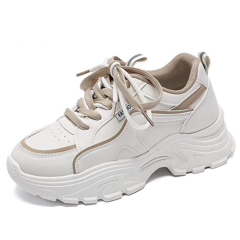 Fashion Size Round Tip Shoes Ladies Pink Vulcanize Ladies Sneakers Tennis Boots Woman Sports Loufers Street Tenni Design Hyperbeast